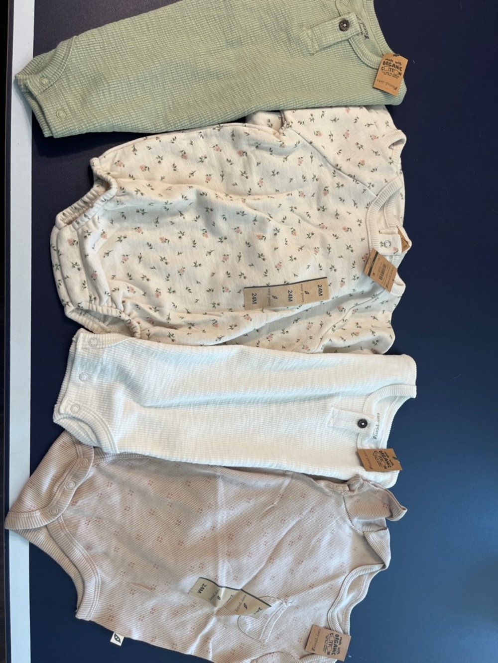 6 piece 24 months Neutral Baby Bodysuit Set -